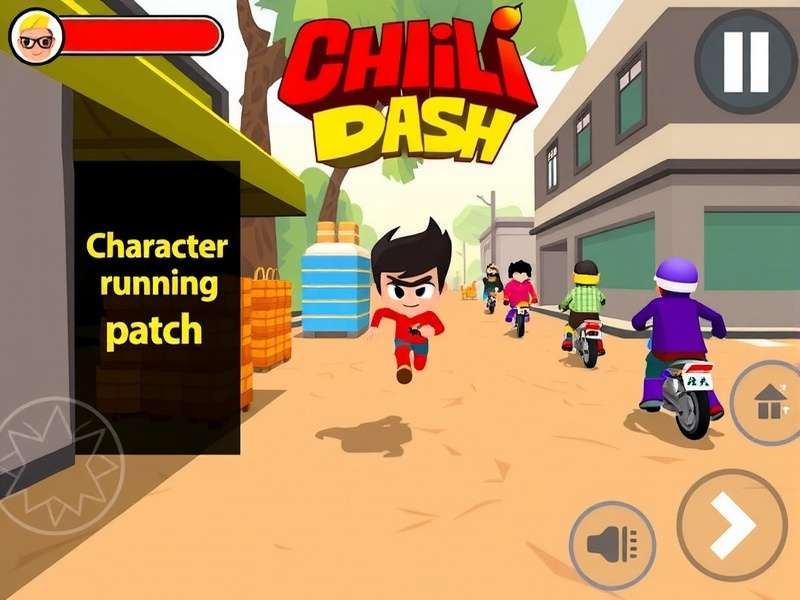 Chili Dash Hero character selection screen